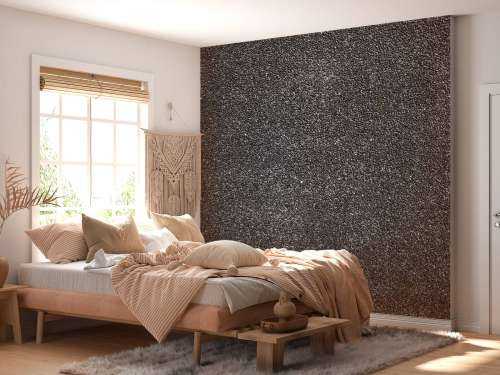 Small black stones
