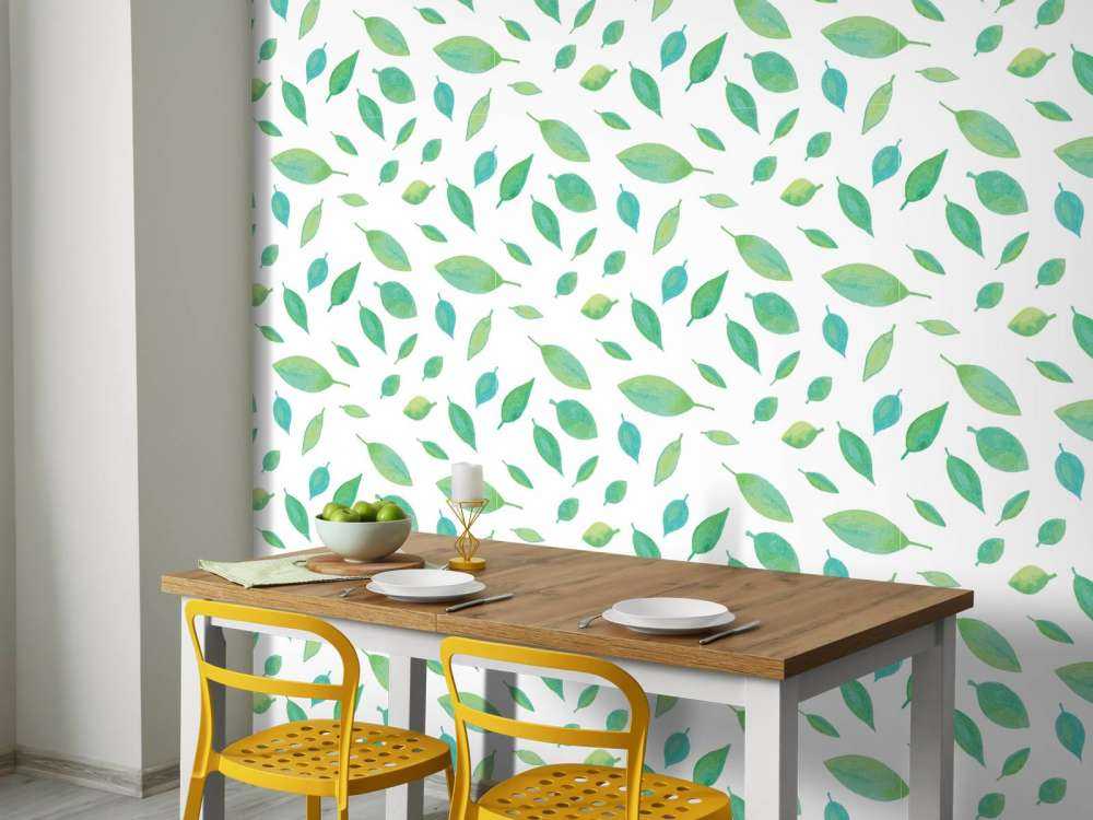 Drawn leaves
