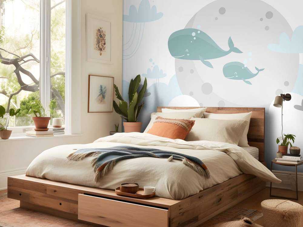 Babydesign met walvissen