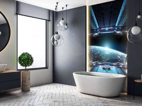 View from a spaceship