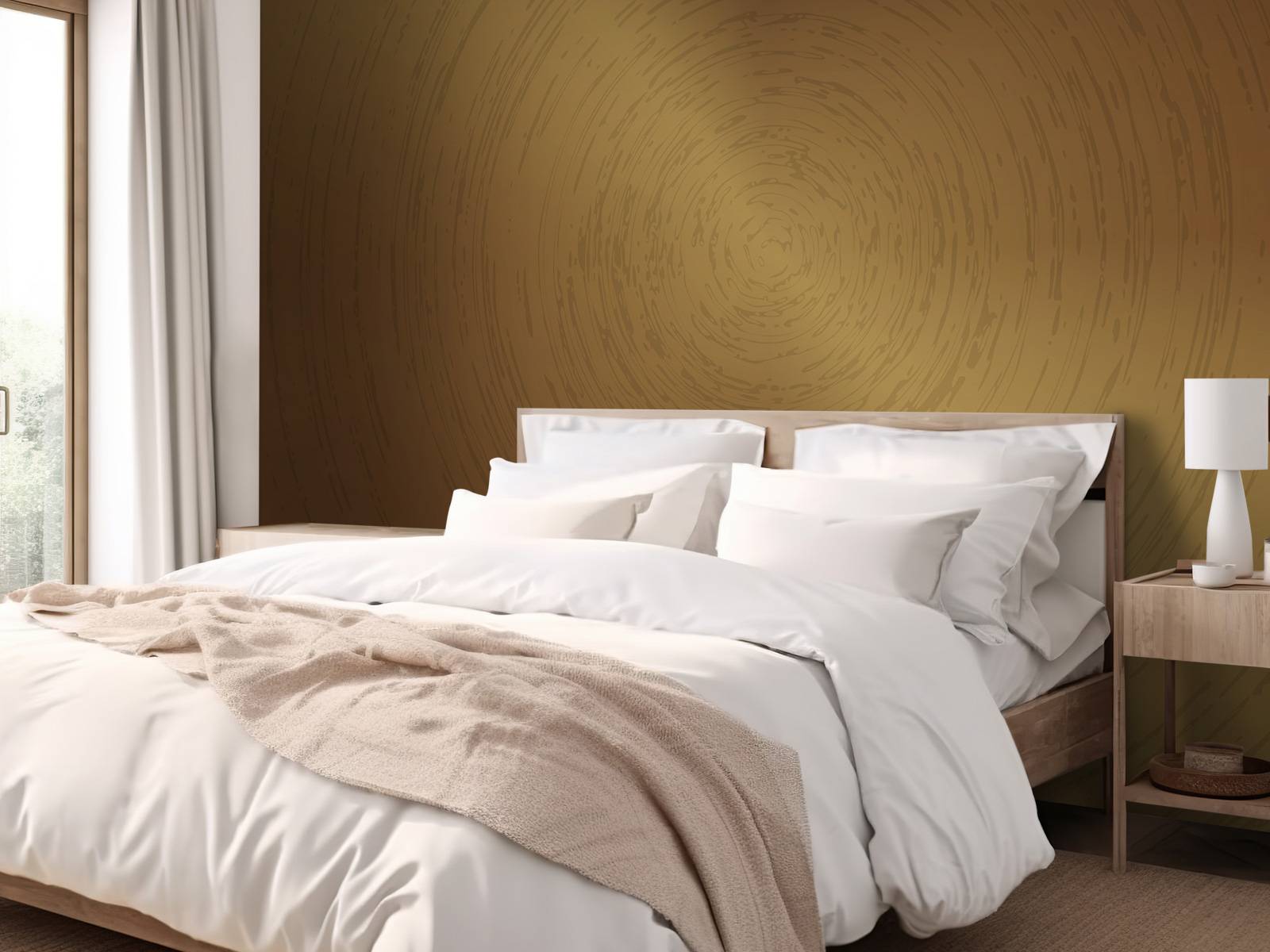 Bronze circular background