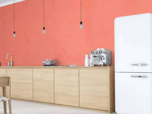 Apricot pink concrete