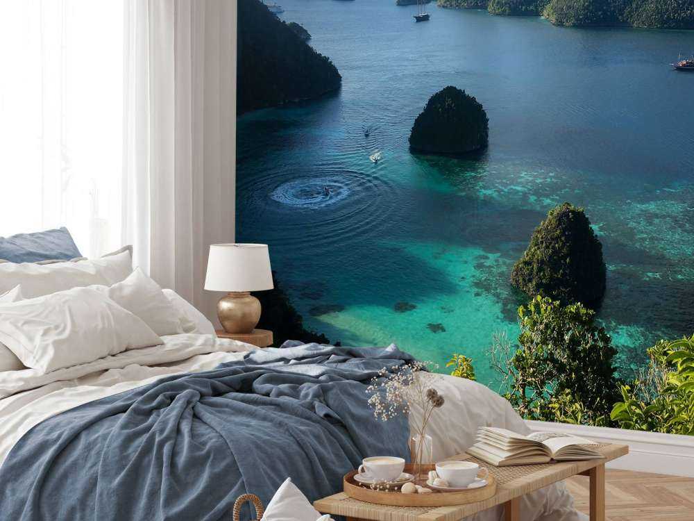 Mooi uitzicht op de zee