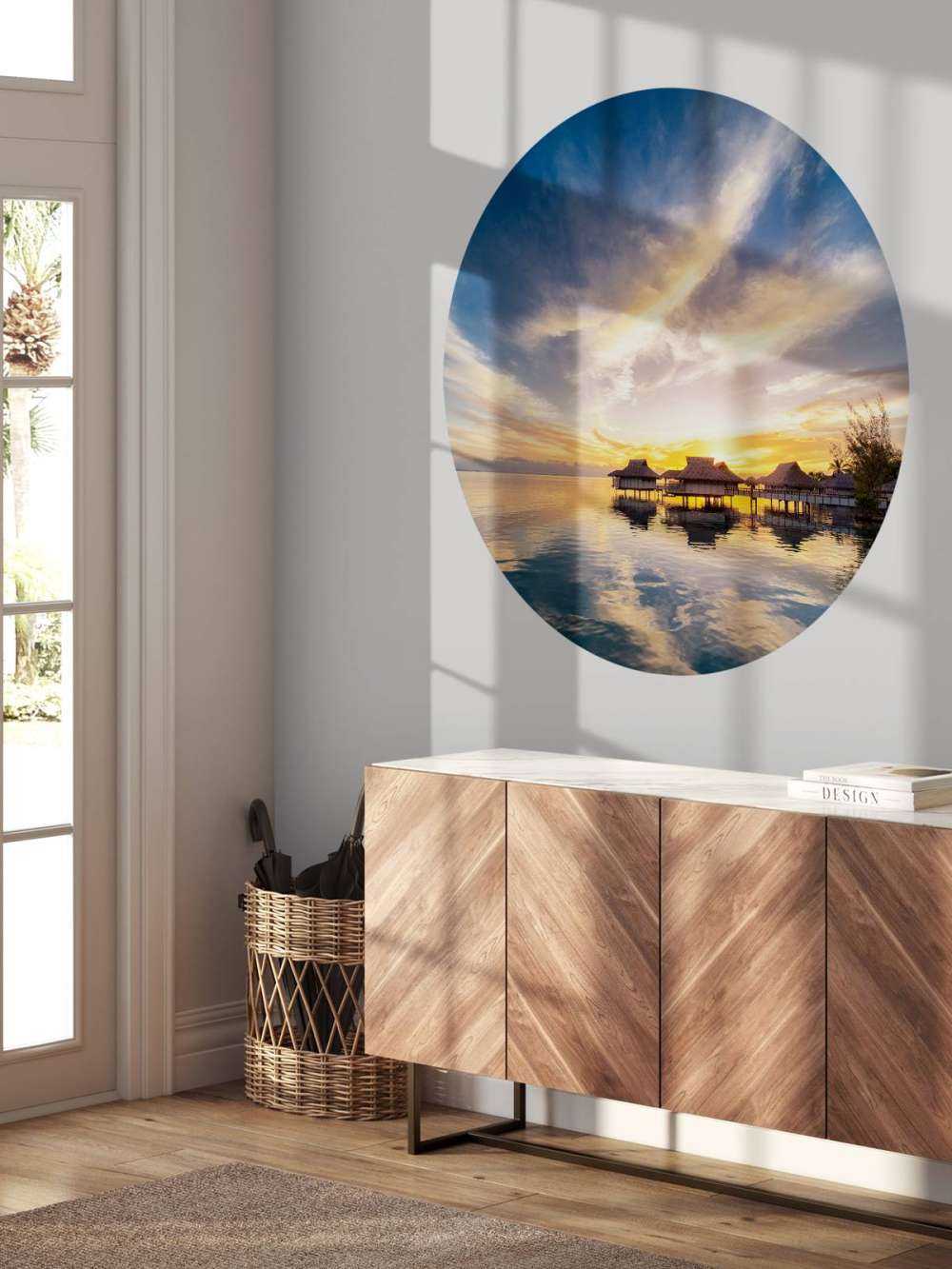 Zonsopkomst bij meer