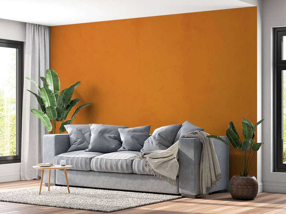 Orange brown concrete