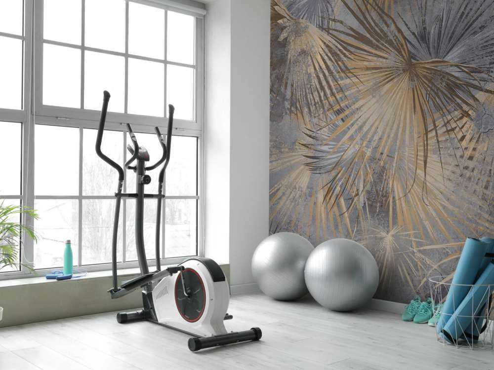 Exotic leaves concrete