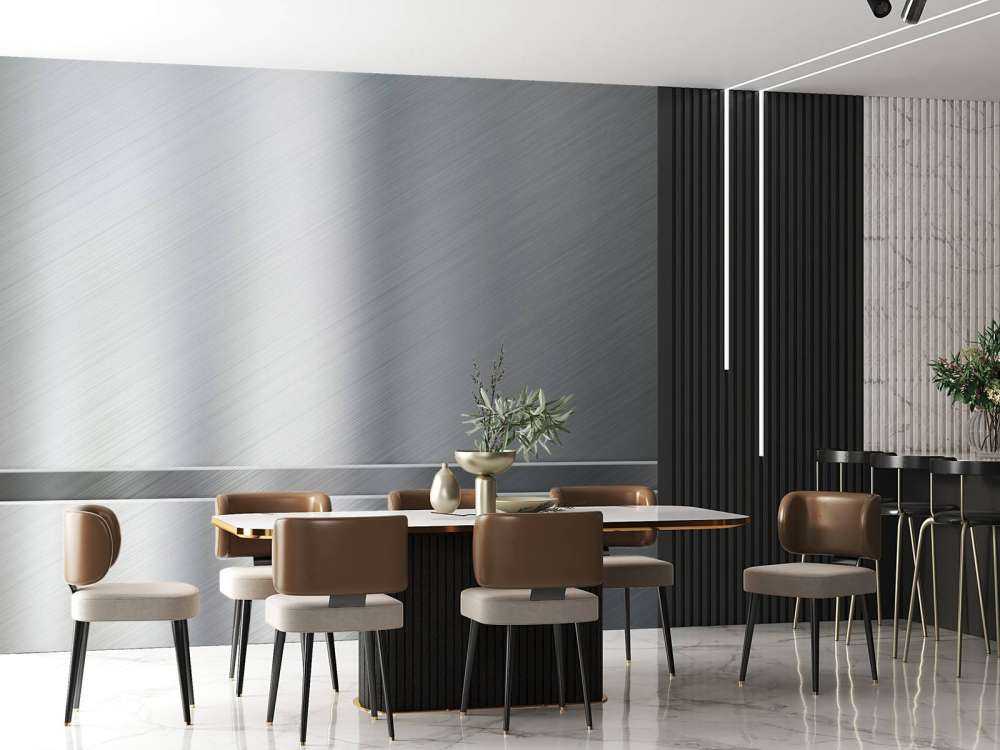 Brushed aluminum