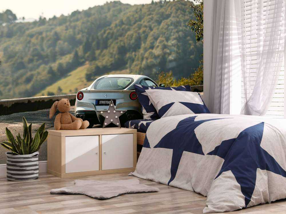 Ferrari F12 through the mountains