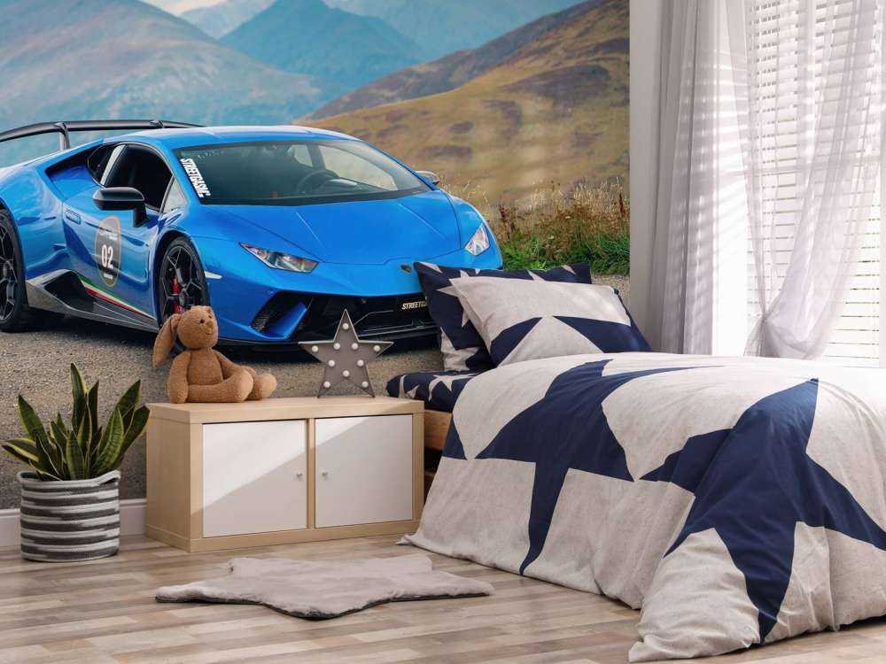 Lamborghini Huracán STO in the mountains