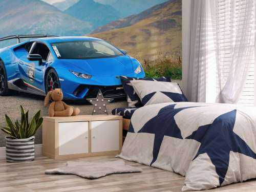 Lamborghini Huracán STO in the mountains