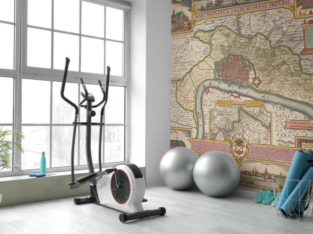 Plattegrond van de stad Antwerpen en zijn omgeving