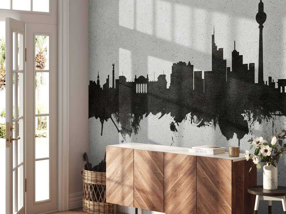 Watercolor skyline, Berlin