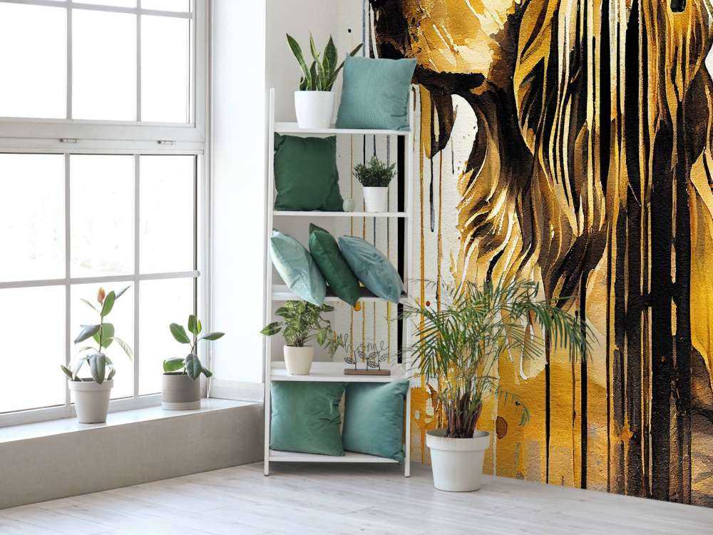 Watercolor Golden Retriever Dog