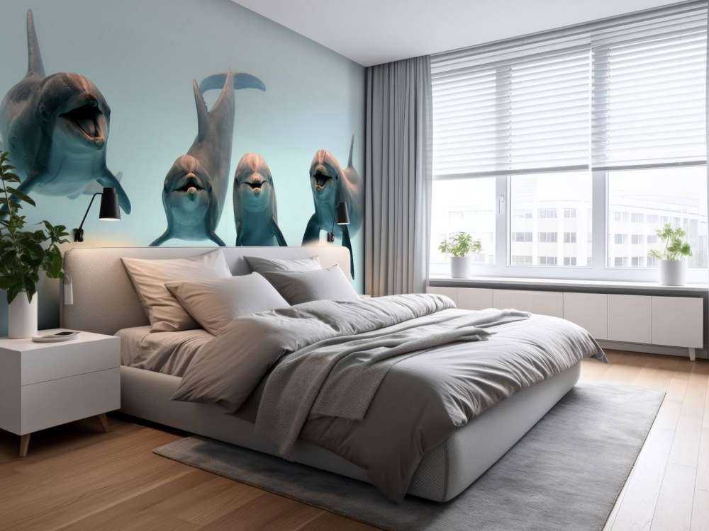 Laughing dolphins