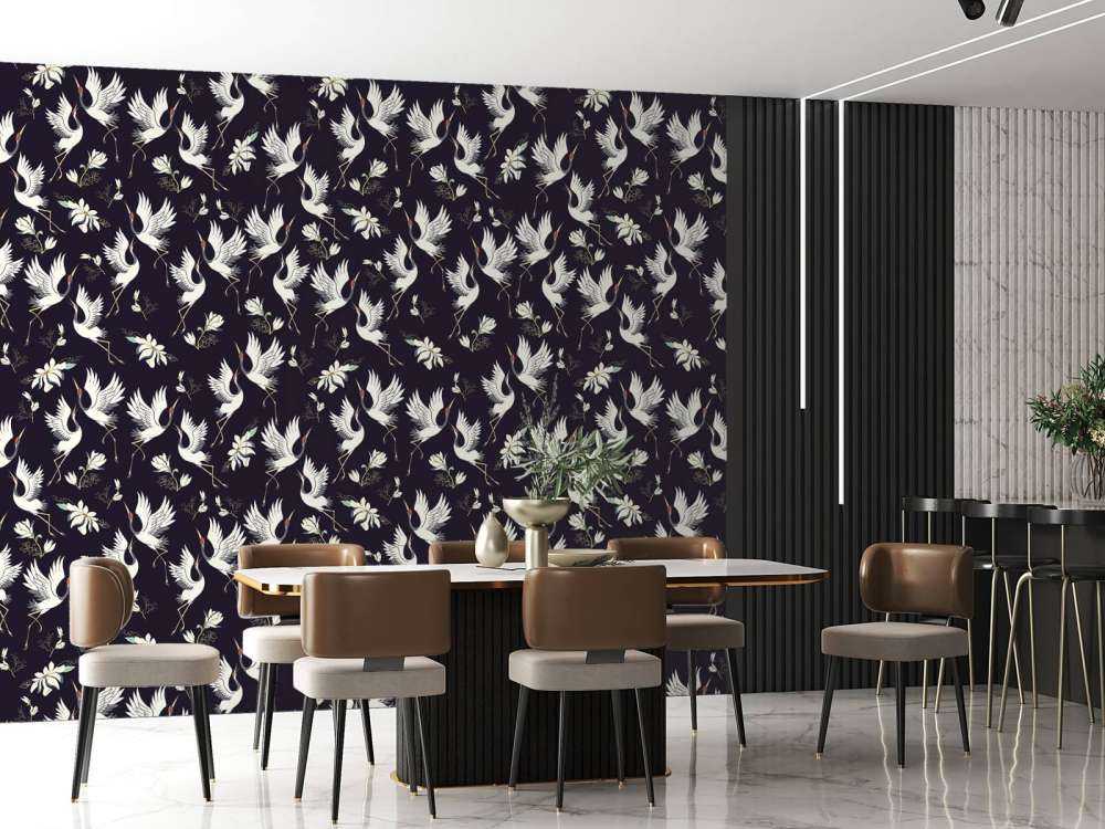 Flying crane pattern