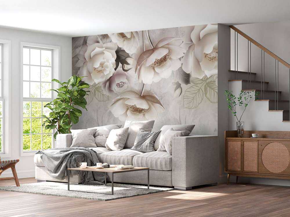 Beige flowers