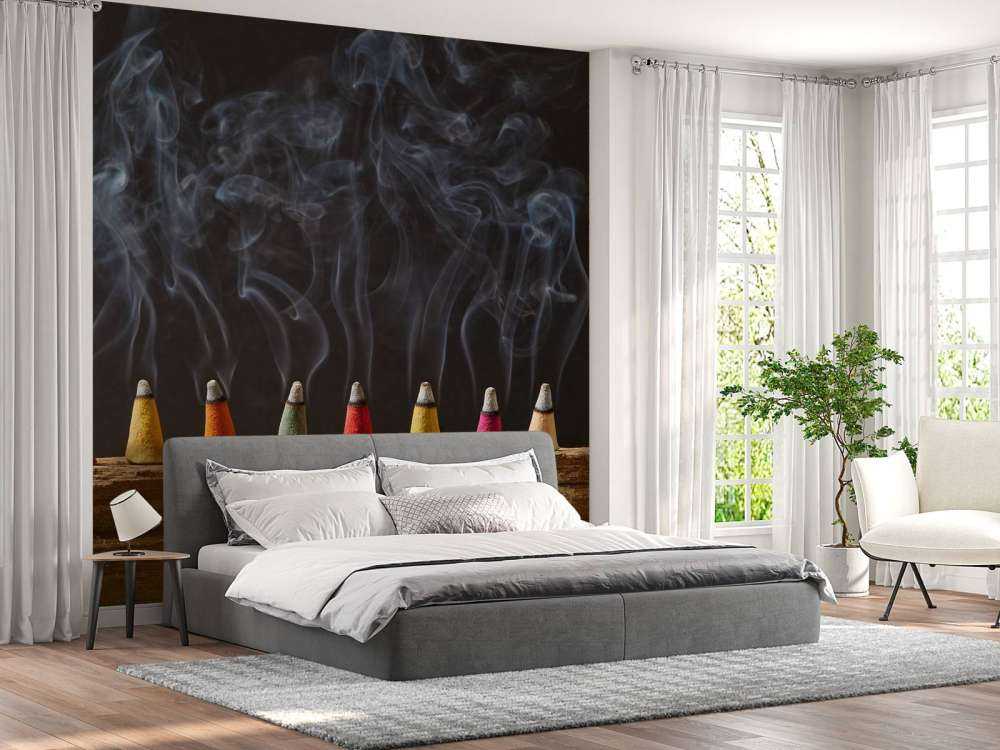 Colored incense sticks