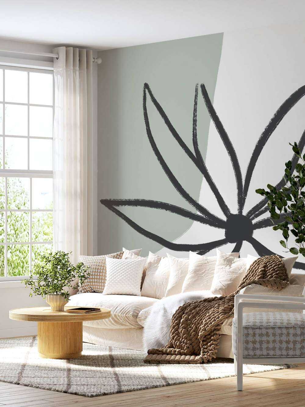 Flower Mint and Cream