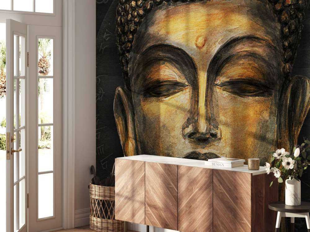 Painted Buddha