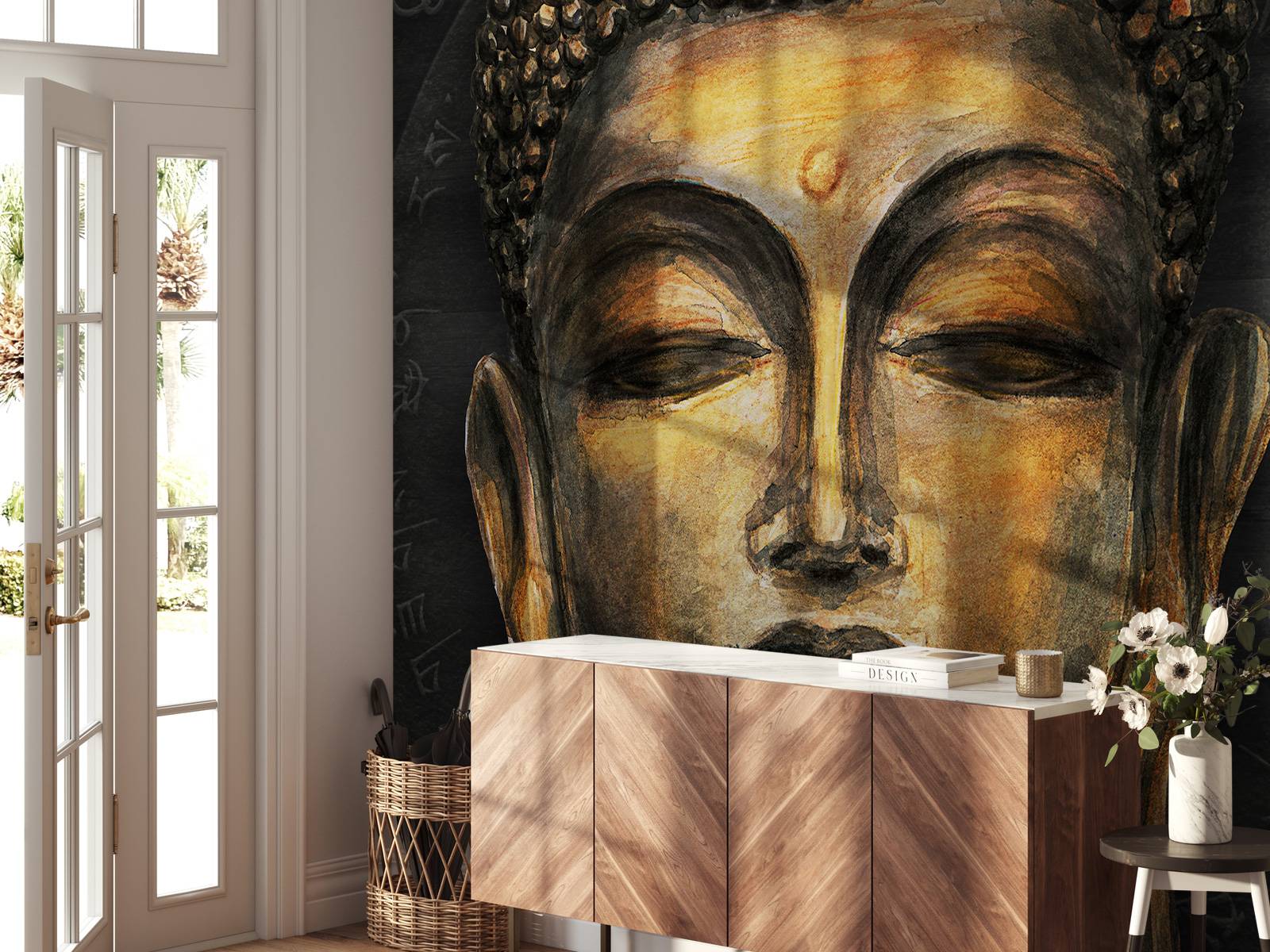 Painted Buddha