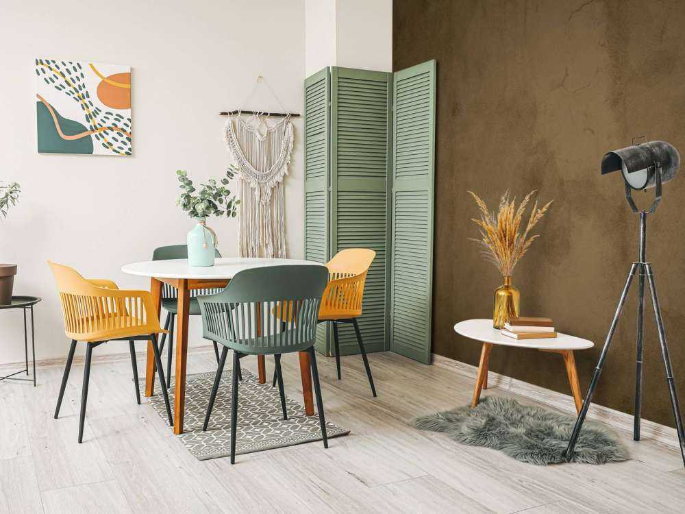 Olive brown concrete