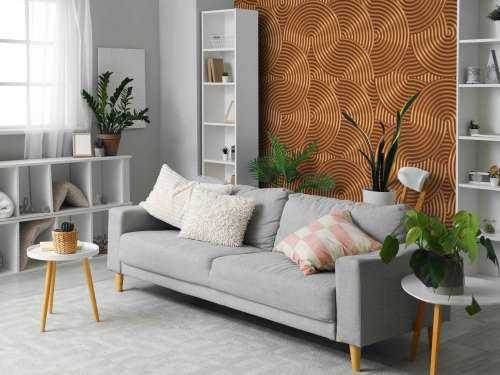 Metallic background with circles