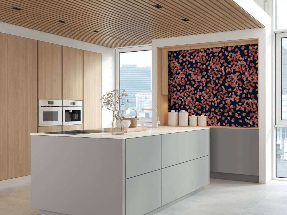 Small leaves rust on mightnight blue