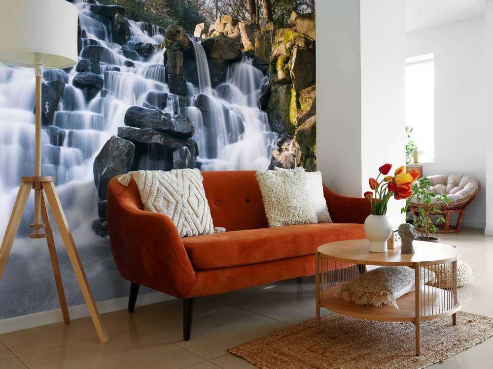 Waterfall in winter