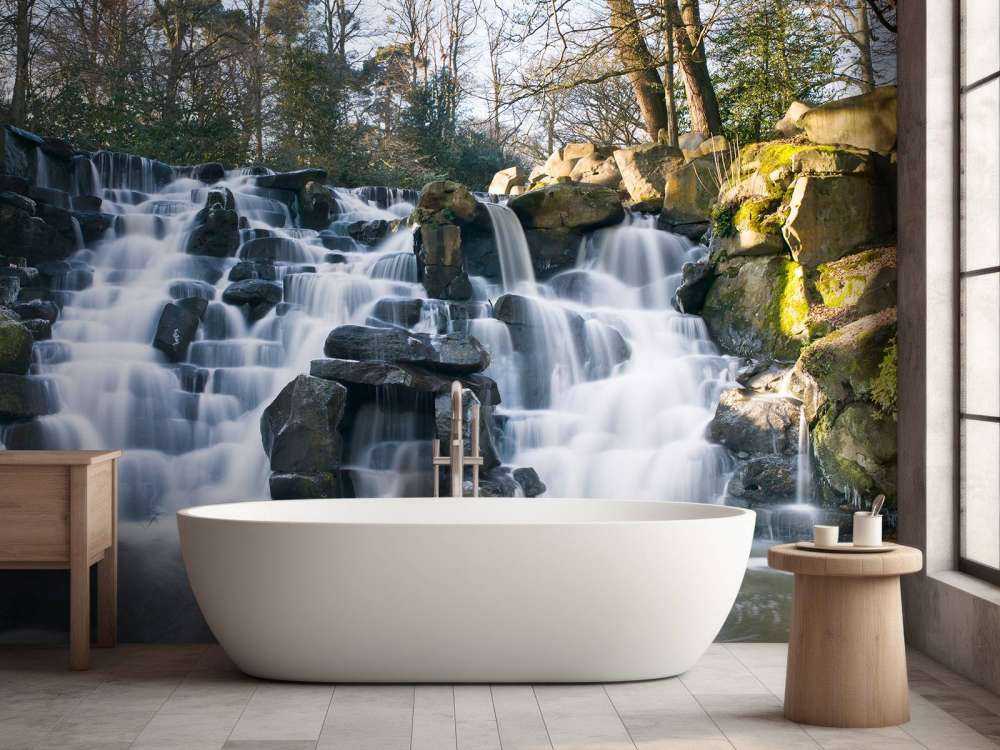 Waterfall in winter