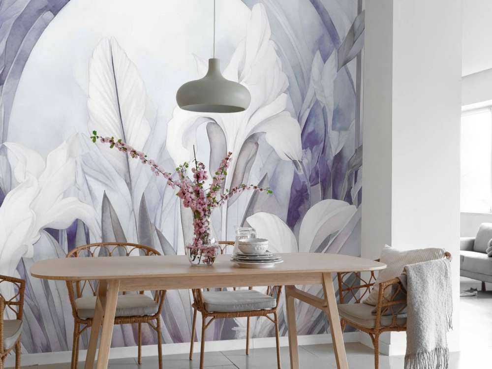 Irises at Sunrise Purple