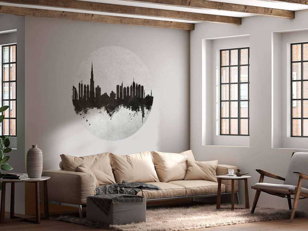 Watercolor skyline, Dubai
