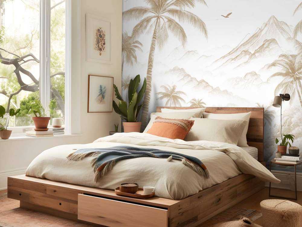 Peaceful Palm Bay, taupe