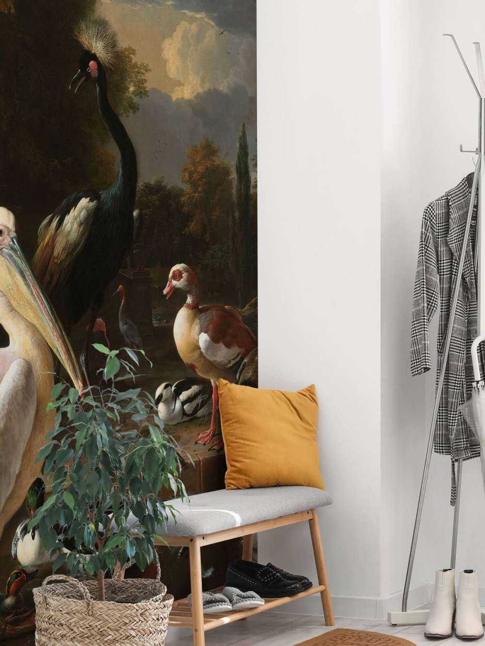 The floating feather