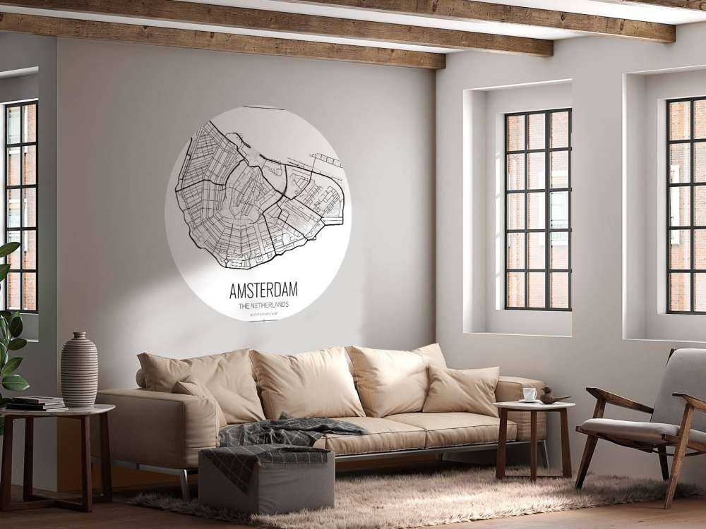 Unique map of Amsterdam