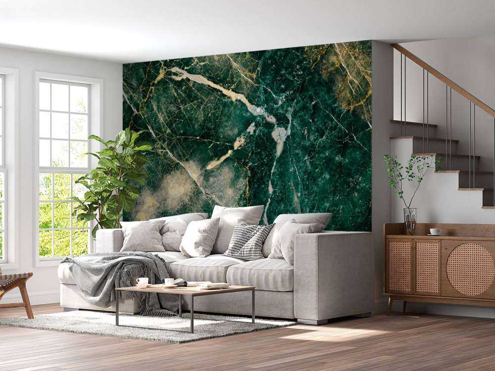 Marble textured green