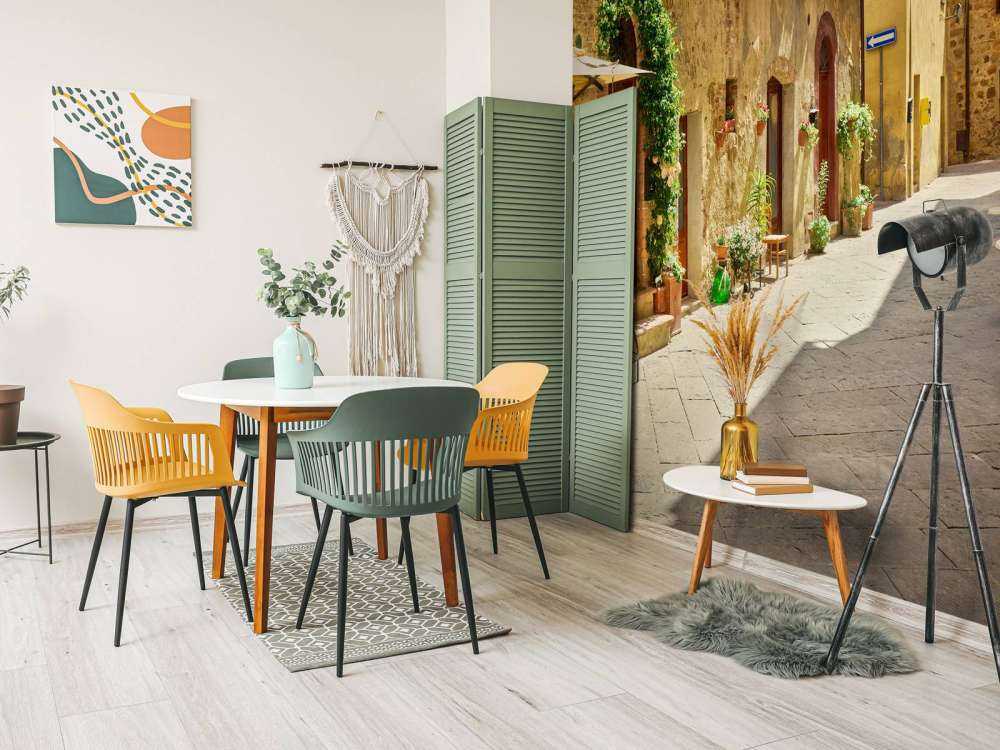 Terraces in old street