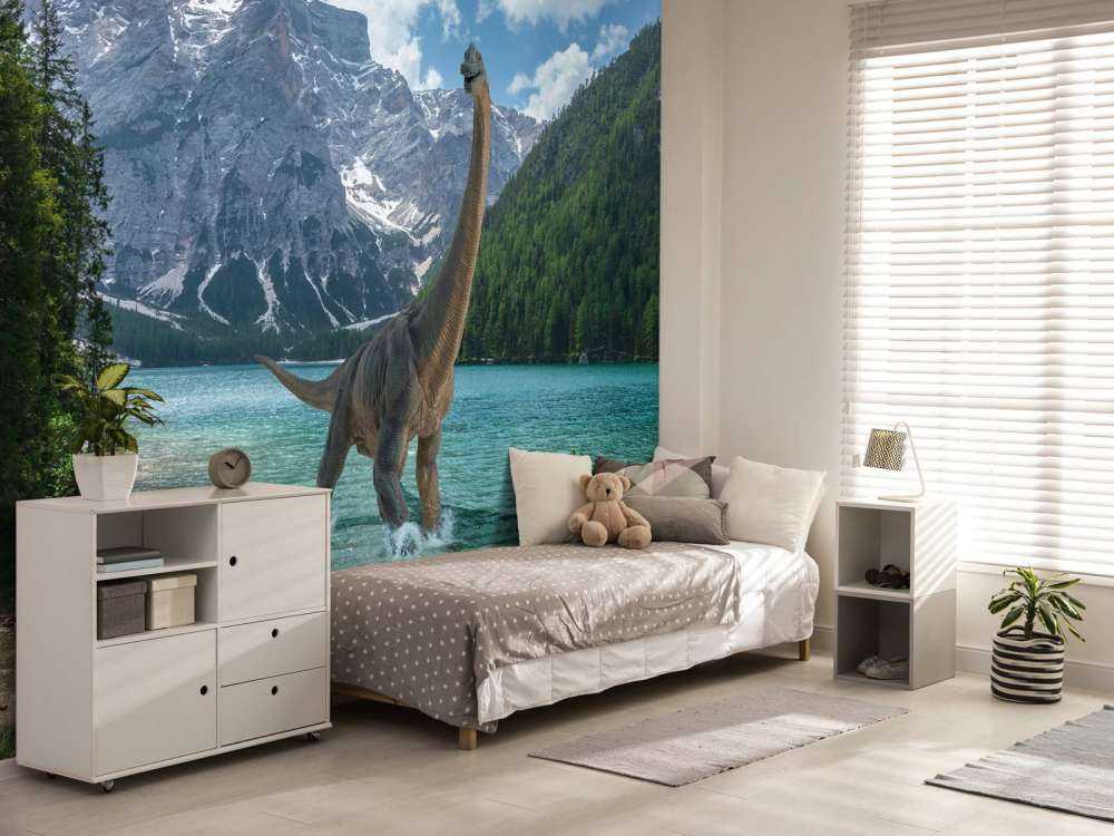 Brachiosaurus in water