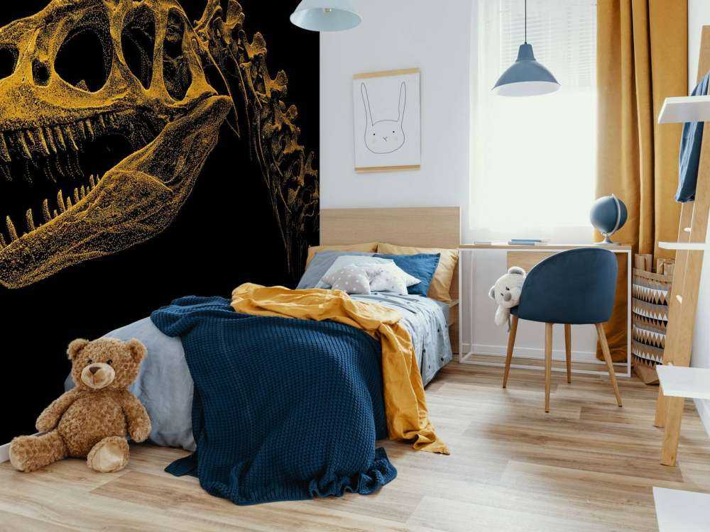 Skeleton of a dinosaur