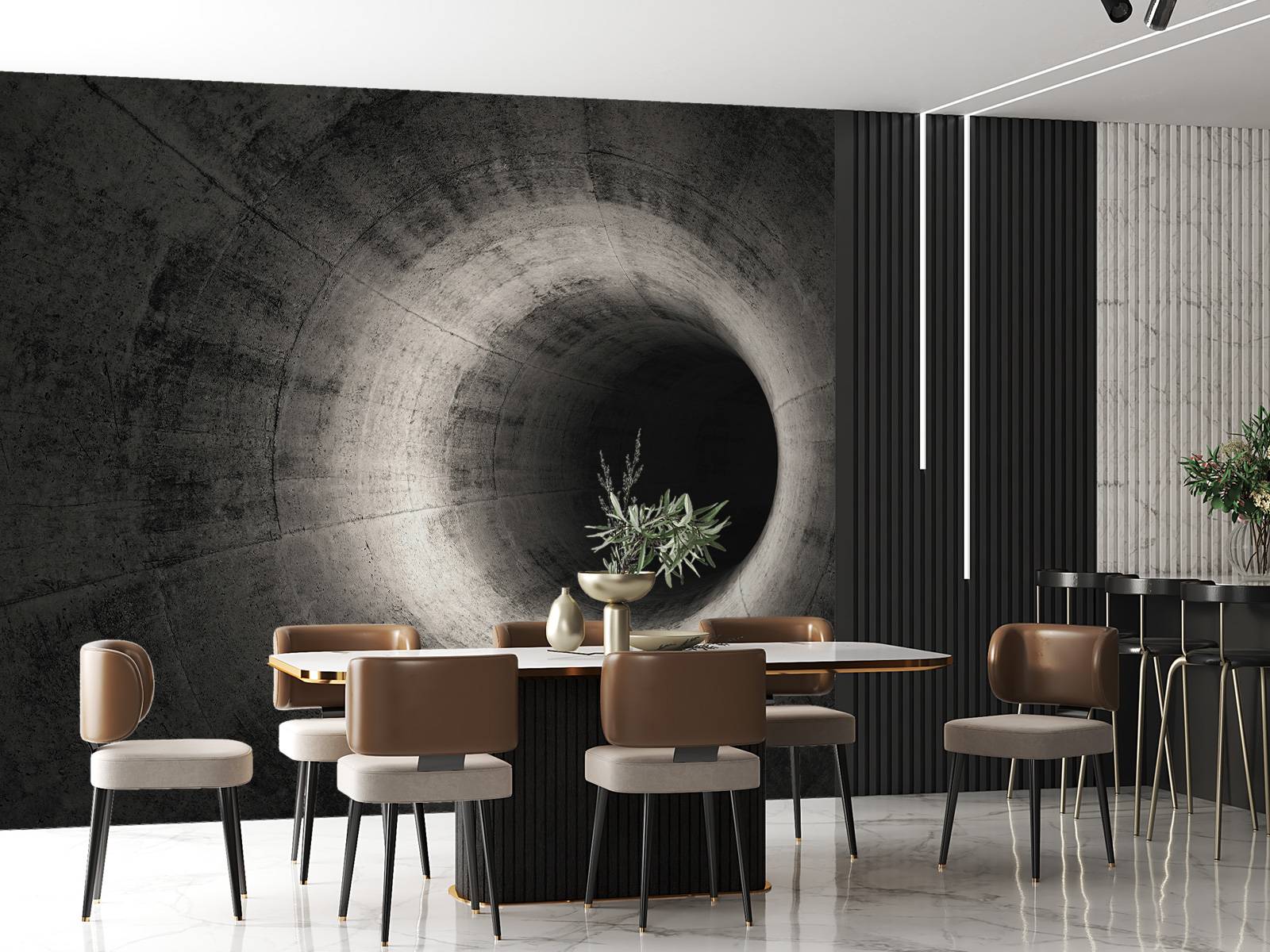 Concrete 3D tunnel