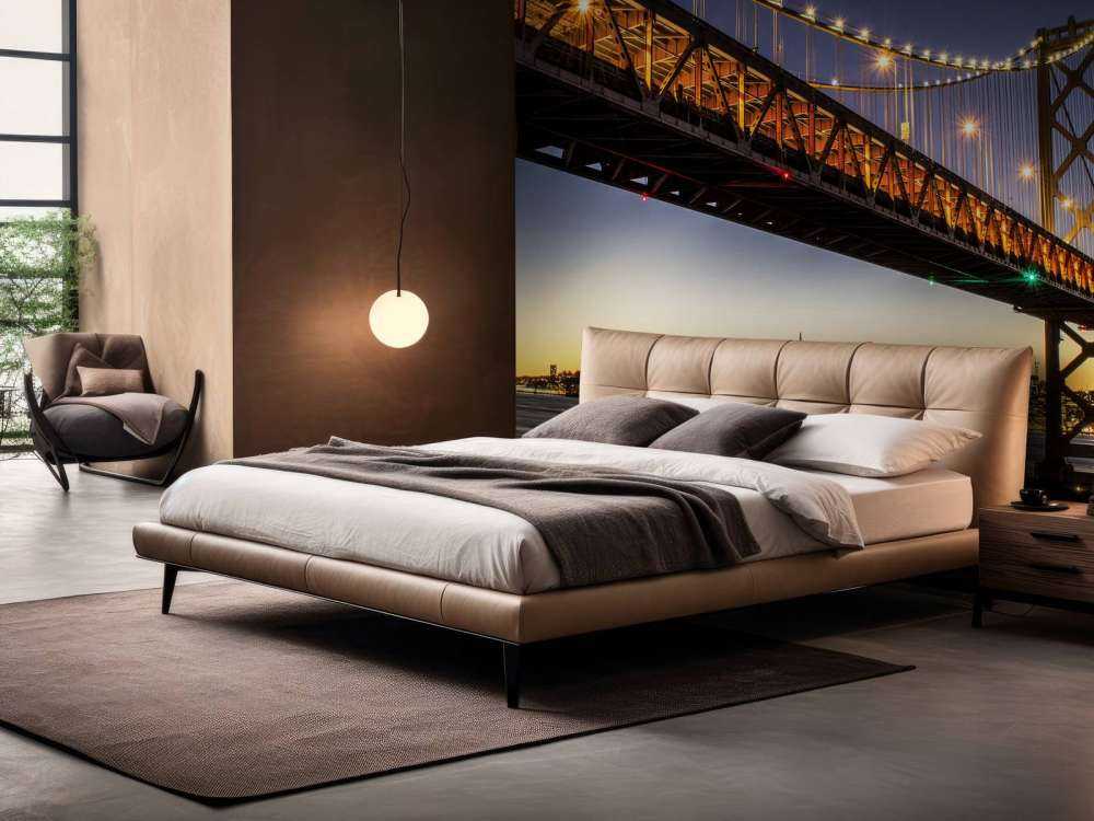 Bay Bridge with light