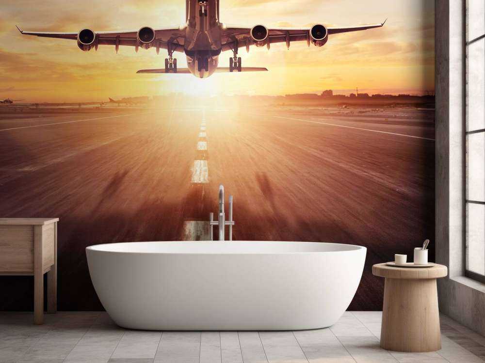 Photo wallpaper airplane