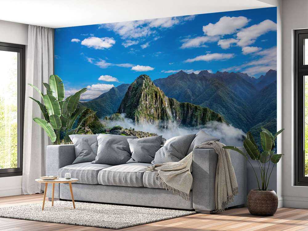 Machu Picchu in the fog