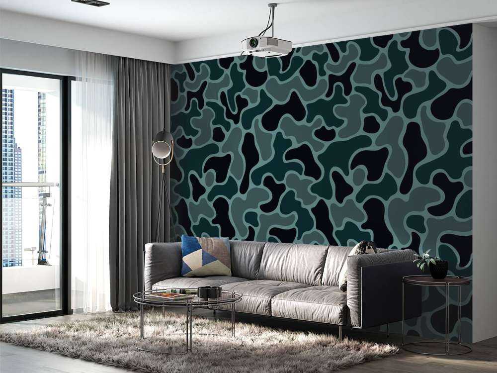 Green grey camouflage 