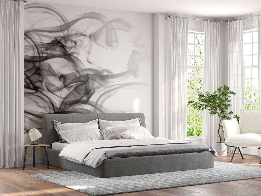 Head formed of smoke