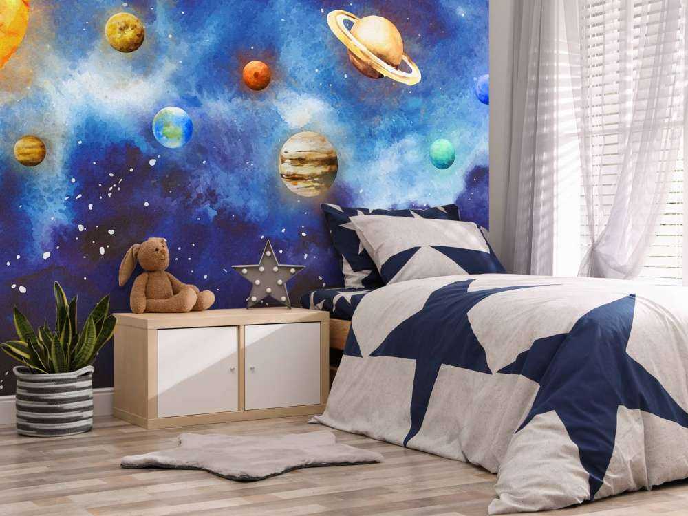 Planets in space