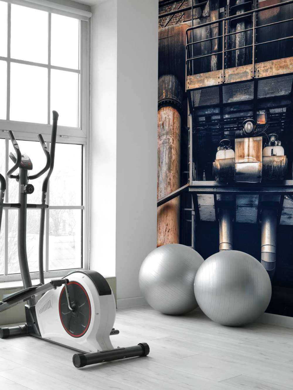 Pipes at old factory