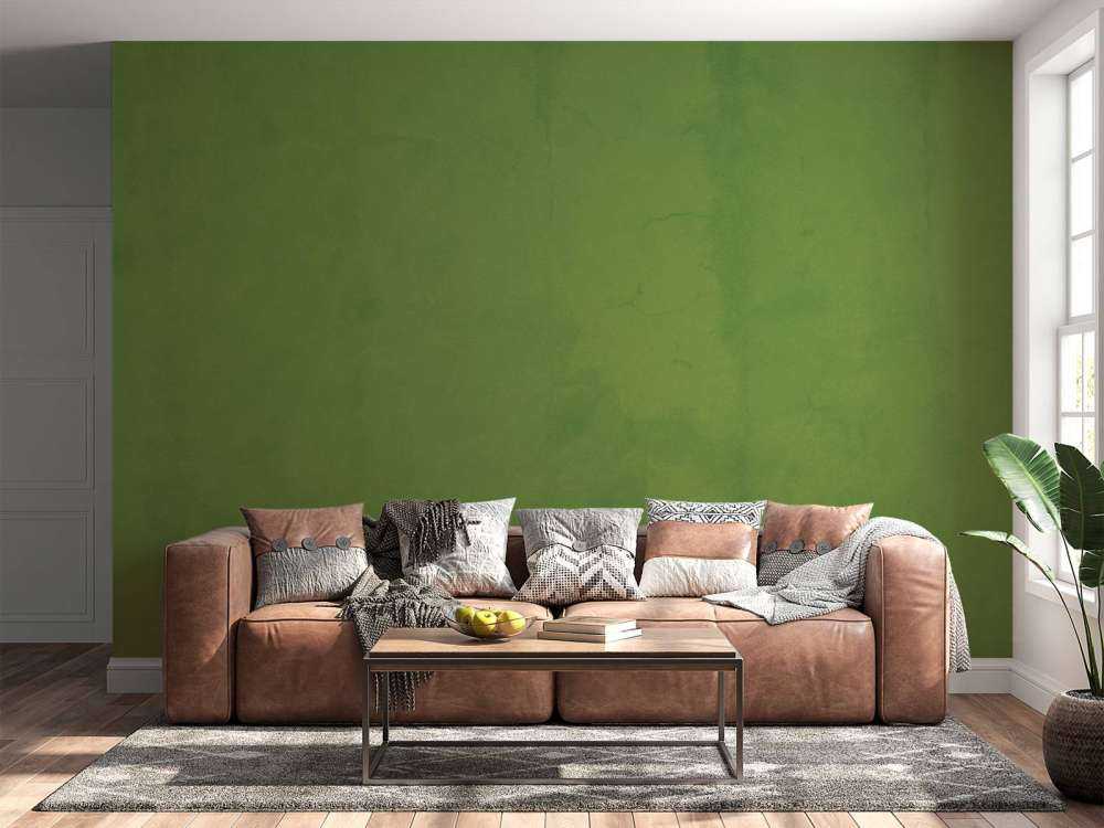 Avocado green concrete