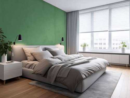 Camouflage green concrete