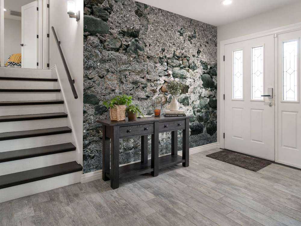 Wall with old large stones