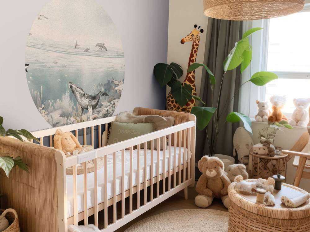 Ocean Landscape with Animals